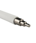 Straight Up Quality Platen Roller Kit For Zebra Zt620 Thermal Barcode Label Printer Part P1083320 033 close-up view of metal and white roller