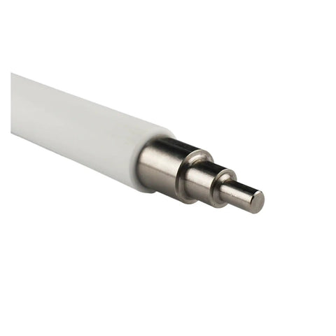 Straight Up Quality Platen Roller Kit For Zebra Zt620 Thermal Barcode Label Printer Part P1083320 033 close-up view of metal and white roller