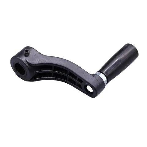 Built Tough Universal Drill Press Crank Handle Replacement Elevating Control Wheel Fits 9/16 Inch Shaft side view of crank handle