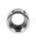 Front view of ER32 Slot Style Ball Bearing Collet Nut 202-1574P, Pro Grade CNC Milling Lathe Tooling, Heavy Duty Steel, Smooth Clamp