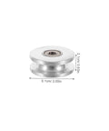 Heavy Duty Aluminum Alloy U Groove Pulley Wheel With Double Bearings Silent Roller Built To Last For Smooth Cable Installations In Gym Pulleys And Fitness Equipment Attachments, 5.1cm
