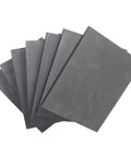 Stack of Beefy Heavy Duty Graphite Plate 100mm x 50mm x 10mm High Temperature Conductive Block For Industrial Electrolytic Use