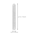 15 Piece Low Temperature Aluminum Welding Rod Set For Easy Soldering And Repairs Aluminum Flux Welding Rods with dimensions shown