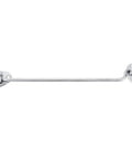 Lecheer 3PCS 10in Cabin Privacy Hook Eye Latch Lock Stainless Steel solid hook with polished finish for secure door locking.