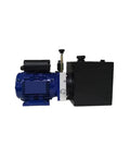 Double Acting Hydraulic Power Unit Black With 12V DC, 24V DC, 220V AC, 380V AC Options, 0.5 to 5.5 kW, 2 to 20 LPM Flow, Beefy Industrial Hydraulic Power System