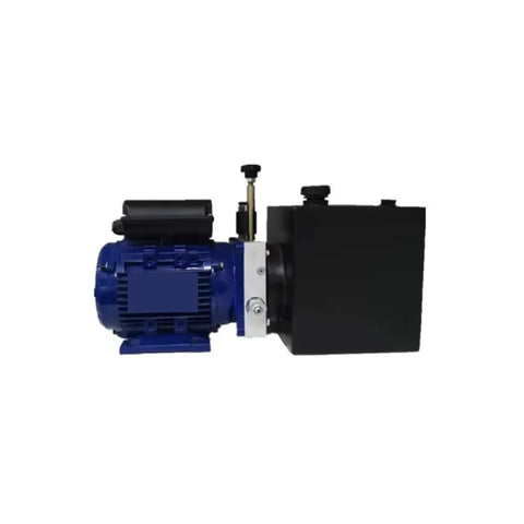 Double Acting Hydraulic Power Unit Black With 12V DC, 24V DC, 220V AC, 380V AC Options, 0.5 to 5.5 kW, 2 to 20 LPM Flow, Beefy Industrial Hydraulic Power System
