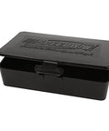 Slick Black Plastic Quick Change Rear End Gear Storage Box with secure lid, ideal for protecting differential components.