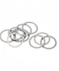 Ultra Thin Stainless Steel Shim Washers 0.2mm Thick 100 Pcs Flat Washer Set For Plumbing Fittings And DIY Repairs Pro Grade 4x7x0.2mm stack