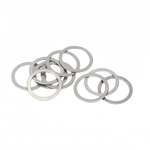 Ultra Thin Stainless Steel Shim Washers 0.2mm Thick 100 Pcs Flat Washer Set For Plumbing Fittings And DIY Repairs Pro Grade 4x7x0.2mm stack
