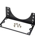 Internal DIY SFX Power Supply Mounting Bracket For 12cm And 14cm Fans Metal Support Stand with screws on white background.