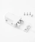 Push To Open Cabinet Touch Latch Spring Rebounder For No Touch Handleless Kitchen And Wardrobe Doors White PP Plastic Compact