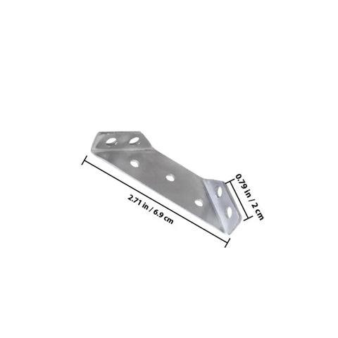Heavy Duty Stainless Steel Angle Bracket Set Of 20 Corner Braces Tarnish And Rust Resistant Silver Shelf And Furniture Support Brackets