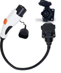 Badass 32A GBT To J1772 EVSE Adapter for Smooth Electric Vehicle Charging, featuring weatherproof design.