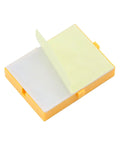 Yellow base of a Seven Pack Mini Solderable Breadboards With 170 Tie Points Each for Tiny Prototyping Arduino Shield Projects