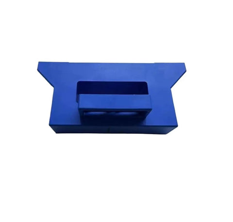 Pro Level Dc Current Sensor Module with No Fuss Mounting, blue box design for easy installation in tight cabinets.