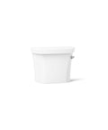 Powerful Class Five Toilet With Bulk Waste Flush For Boss Level Clearing Power, Best In Class Bowl Clean, 3 Bolt Quick Install, Canister Flush Valve For Smooth, Consistent Water Use And Easy Maintenance, showcasing side view of toilet tank