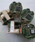 Close-up of multiple circuit boards for Beefy Servo Motor With Rotary Encoder OBA17 052 Industrial AC Motor Module