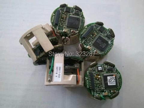 Close-up of multiple circuit boards for Beefy Servo Motor With Rotary Encoder OBA17 052 Industrial AC Motor Module