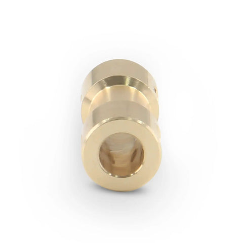 Flexible Shaft Coupler 2mm to 3mm 4 Pack Brass Motor Couplers With Screws And Allen Keys Built To Last High Hardness Shaft Adapters For DIY Projects And Stepper Or Servo Motors, brass coupler close-up