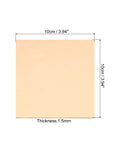 Five Pack 10x10 Cm Copper Clad PCB Boards Single Sided Blank Fiberglass Prototyping Boards 1.5mm Thick With Clean Copper Layer