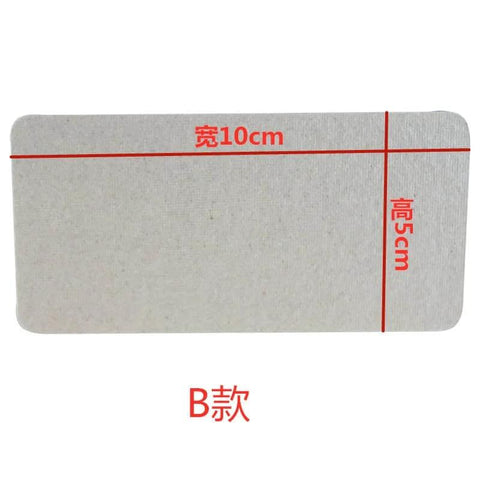 Five Pack Microwave Mica Waveguide Sheets With Heat Resistant Insulation Board, dimensions marked 10cm by 5cm, B model.