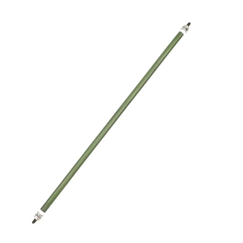 Rugged Flex Tubular Heater Stainless Steel 900 Watt Electric Air Heating Element 625 Mm Straight Tube angled view on white background.