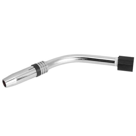 Go To MIG Welding Torch Neck Swan Goose Neck Connector Tube 9mm Stainless Brass Nozzle For Binzel MB24KD side view