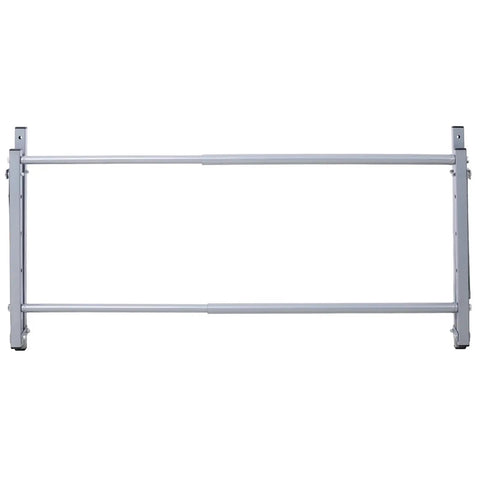 Wall Mount Folding Tire Rack With Adjustable Width And Heavy Duty 300 Lb Capacity For Rv Atv Car Storage, flat view, sturdy metal design.