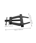 Heavy Duty Steel Motorcycle Chain Tensioner Tool Knockout Adjuster For Dirt Bikes And Cruisers, 7.8x5.7 in, sturdy black finish.