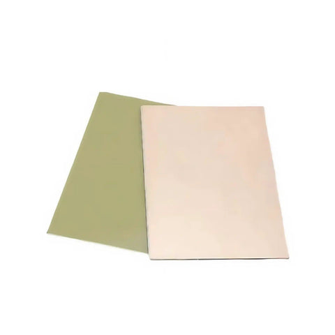 DIY Laminated Circuit Board Kit With Copper Clad Laminate showing single and double-sided sheets