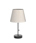 Set Of 2 Modern Nightstand Lamps With USB And AC Ports Great For Your Bedroom And Living Room Small Desk Lamps Ivory White Barrel Shade.