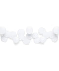 Slick Scandinavian Wall Mounted Coat Hooks Knockout Resin Organizer Sharp Entryway Decor Total Vibe For Your Porch Or Hallway Straight Up Durable Black White Choice in white round design.