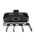 Premium Faux Leather Car Organizer For Tesla Cybertruck Headrest Storage with phone holder and mounting hooks view.