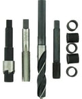 M14 X 1.5 Metric Thread Repair Kit With 17.8mm Insert tools for automotive repairs, includes drill bits and inserts