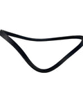 Alternator Belt 128670 77350 For Yanmar 2GM20 3GM30 3HM Marine Engines Replacement, black durable material, shown in a loop.