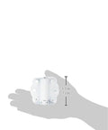 Spring Loaded Self Closing Door Hinges 2 Pack White Adjustable Closing Force For Storm And Screen Doors Fits Various Door Sizes 180 Degree Opening Easy Install shown in hand for scale