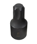 Pro Grade Half Inch Drive T40 Internal Star Impact Socket Forged From Heavy Duty Chrome Molybdenum Alloy Steel, close-up view.