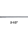Real Deal Jobsite Staple Tough As Nails Two And One Half Inch Bright Common Framing Nail Heavy Duty Carbon Steel Smooth Shank General Purpose Structural Fastener One Pound Box - close-up view of nail