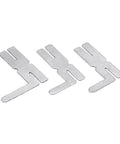 100 Pieces Nickel Plated Steel Welding Sheets 25x18mm for Battery Pack Spot Welds in Z-shape view