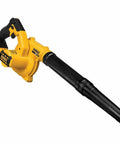 20V Max Cordless Leaf Blower With 100 CFM Airflow, 3 Speed Variable Switch, Trigger Lock, Bare Tool Only DCE100B, side view