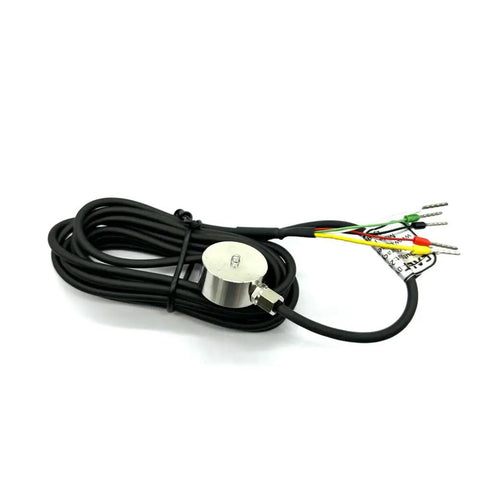 Compact Button Load Cell 5Kg Compression Sensor For Tight Spaces High-Accuracy Microsensor With 1.0-2.0 mV/V Sensitivity Stainless Steel 17-4PH Ideal For Touch Testers Phone Screen Force Fingerprint Button Robot Gripper 18 Months Warranty, compact wired sensor