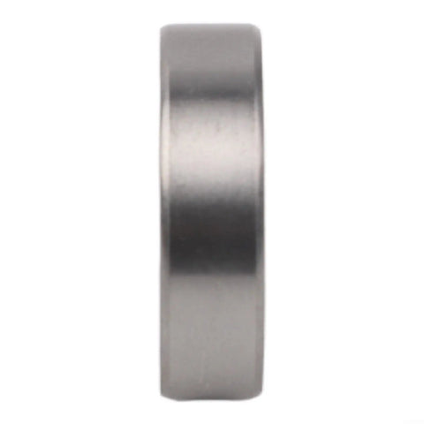 High Precision 15x26x7mm Double Sealed Ball Bearing in side view, chrome steel, designed for inline skates and scooters.