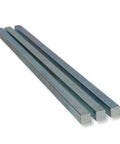 Three Eighths Inch Square Steel Key Stock Bar Zn Coated Cold Drawn Oversized Twelve Inch Pack Of Three For Precision Key Stock In Machinery And Industrial Applications