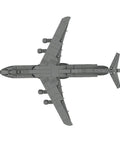 Top view of Airplane Building Kit With 367 Pieces 1 To 300 Scale C 5 Galaxy Military Cargo Transport Model Dope MOC Build For Adults Collectors