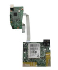 CF427-60001 Formatter Board Replacement Logic Card For HP P1102w P1102 Printers with dual cable setup, showing two circuit boards.