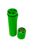 Deluxe Welding Rod Storage Case With Four Internal Compartments, 14-3/8 Inch, Rugged High Impact Polypropylene, lid off, green color
