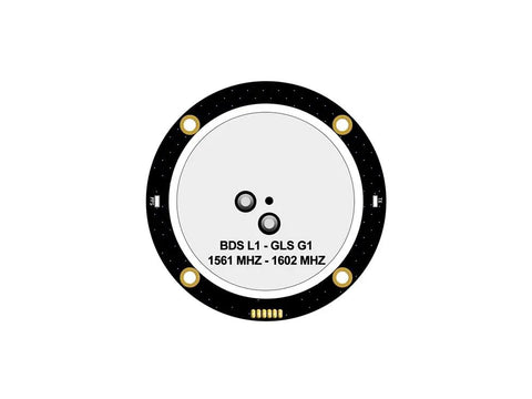 Flight Control GNSS Module With NEO M9N, Pixhawk Compatible GPS GLONASS, Compass IST8310 circular component top view