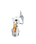 Close-up of a 6 Pack Fire Sprinkler Head 1/2 Inch Pipe Thread Copper Alloy Automatic Sprayer with glass bulb.
