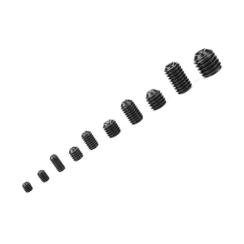 300 Piece Stainless Steel Hex Socket Set Screws Kit M3 To M8 With Storage Box Multipurpose Rust Resistant Fasteners