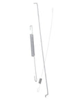 High Elasticity Tension Spring Set For Generator Throttle Rod, Governor Spring Kit, metal springs on white background.